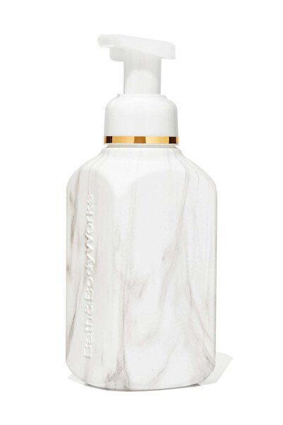 Bath & Body Works White Marble Gentle & Clean Foaming Hand Soap Dispenser