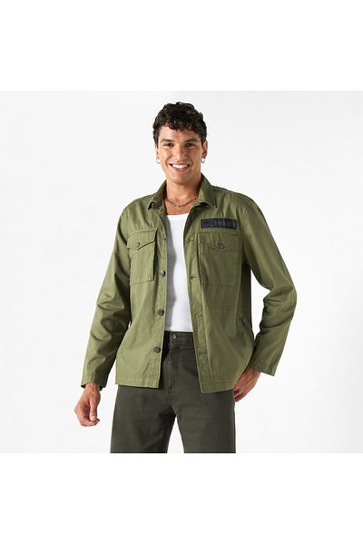 ECKO Unltd Solid Utility Shirt With Pockets