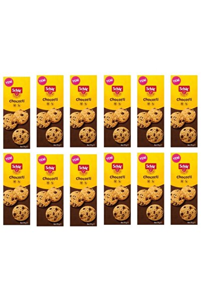 Schar Chocotti Damla Çikolatalı Glutensiz Kurabiye 12'li