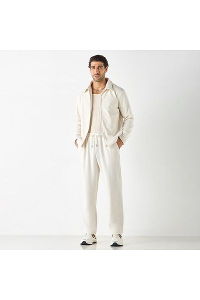 Iconic Relaxed Fit Textured Joggers With Pockets