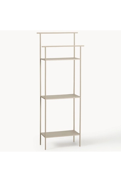 Doffo İnce Dora Çok Amaçlı Metal Saclı Banyo Rafı