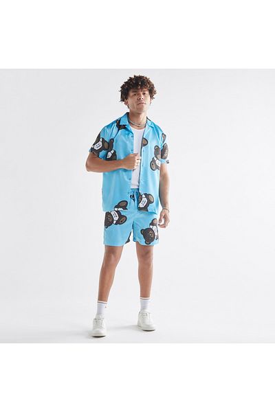 FAV Printed Satin Lounge Shorts