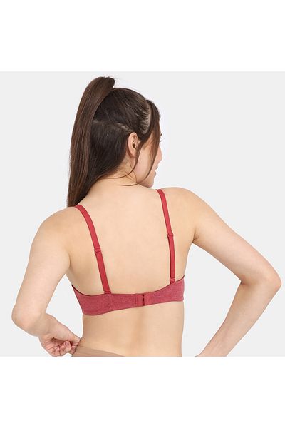 Zivame Padded Wired Bra With Hook And Eye Closure
