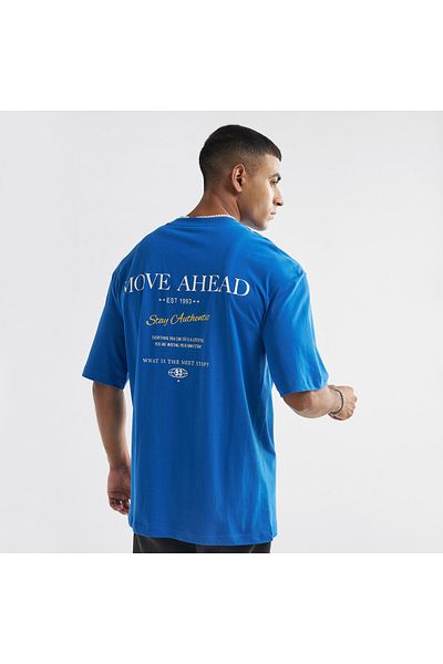 FAV Typography Print T-shirt With Short Sleeves And Crew Neck