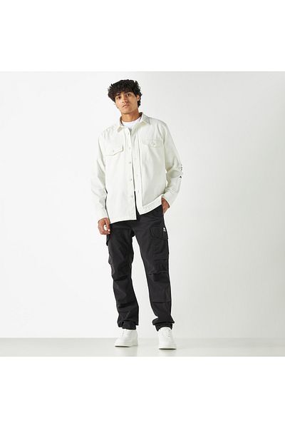 ECKO Unltd Logo Print Utility Shirt With Pockets