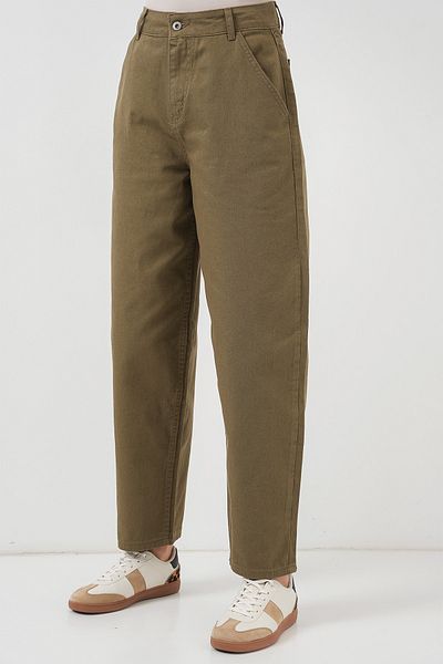 Bigdart 6703 Pantaloni din denim cu talie înaltă - kaki
