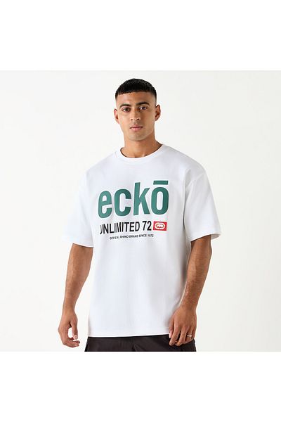 ECKO Unltd Printed Crew Neck T-shirt With Short Sleeves