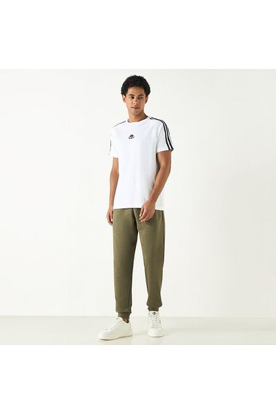 Kappa Logo Detail Joggers With Drawstring Closure And Pockets