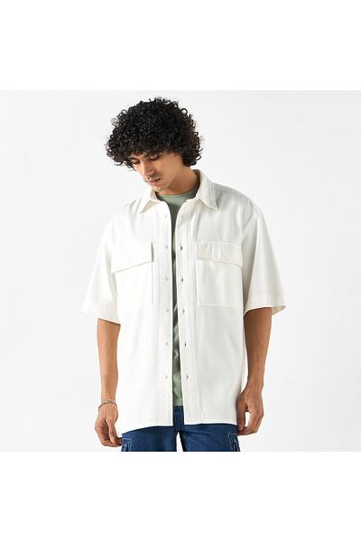 Lee Cooper Denim Shirt With Short Sleeves