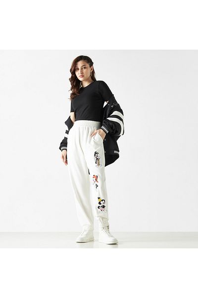 SP Characters Animaniacs Embroidered Joggers With Elasticated Waistband And Pockets
