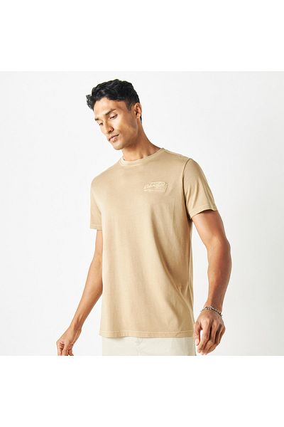 ECKO Unltd Logo Embroidered Crew Neck T-shirt