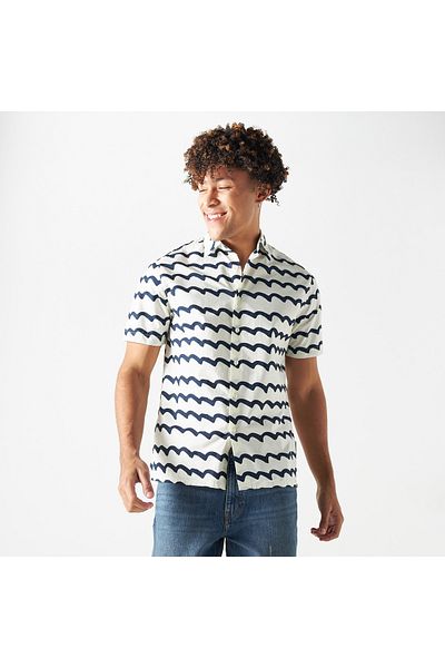 Lee Cooper قميص مطبوع بالكامل بأكمام قصيرة