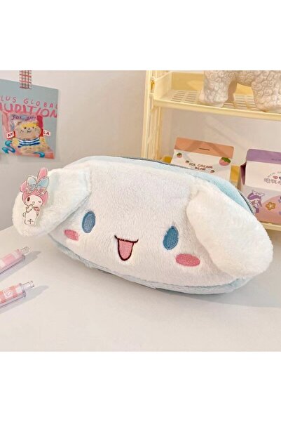 SilkRoute Geantă de creion Kawaii de pluș – Geantă de creion drăguță pentru p...