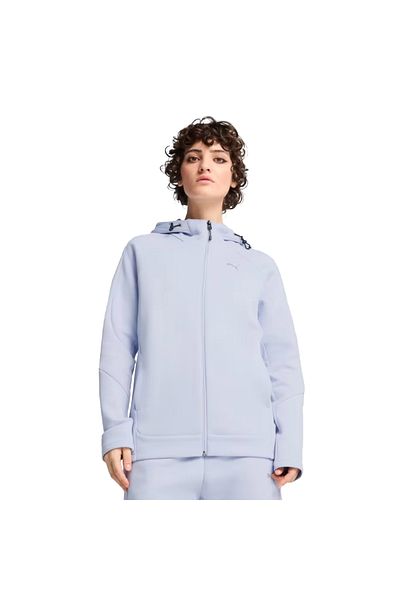 Puma Γυναικείο φούτερ Evostripe σε μπλε casual στυλ 68505047