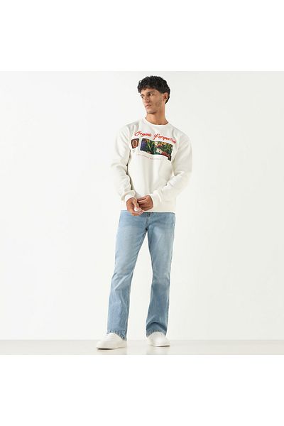 Lee Cooper Printed Sweatshirt With Long Sleeves