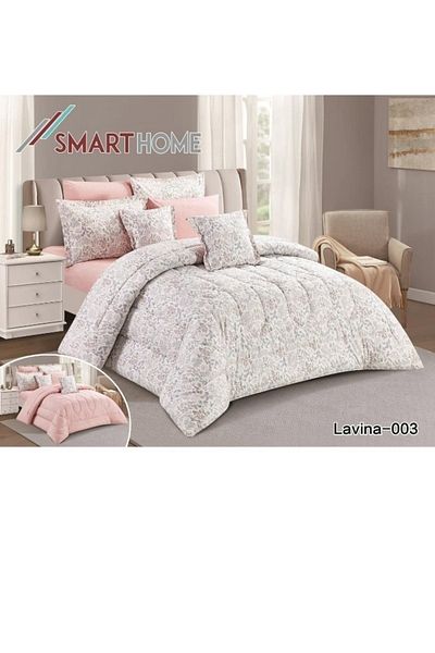 smart home Double quilt set, two-sided mattress, consisting of 8 pieces, Hotel comforter 8 pcs , Cotton 100%