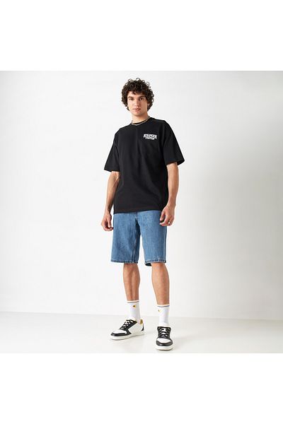 SP Characters Stranger Things Print T-shirt With Crew Neck And Short Sleeves