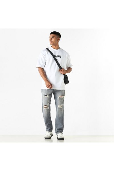 SP Characters Ripped Detail Jeans With Pockets