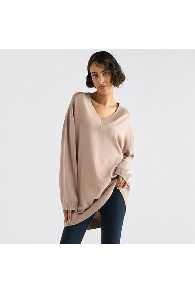 FAV V-neck Sweater With Long Sleeves
