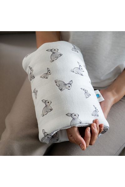 DEUX LAPINS 100% Cotton Practical Cylinder Breastfeeding Arm Support Pillow - Iconique Lapin