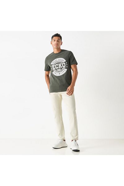 ECKO تي شيرت بطبعة شعار Unltd ورقبة دائرية
