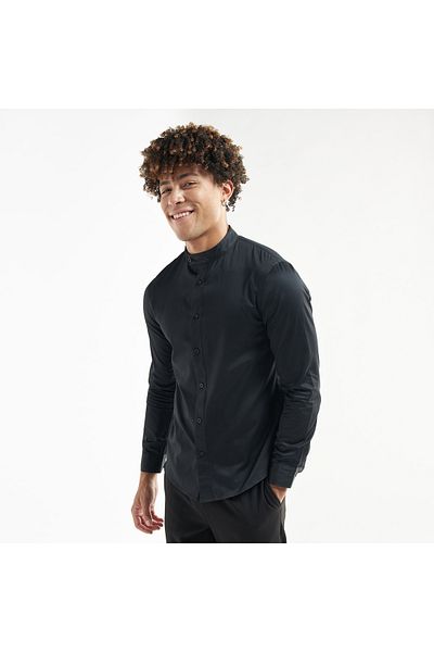 FAV Mandarin Collar Shirt With Long Sleeves