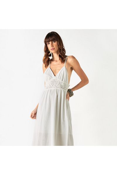 2Xtremz Lace Detail Sleeveless Dress With V-neck And Racerback