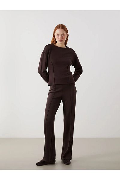 LC Waikiki Lcw Vision Brown Crew Neck Women's T-Shirt