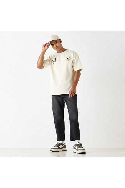 Starter Slogan Print T-shirt With Short Sleeves