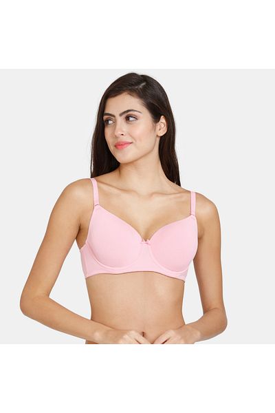 Zivame Padded Wired Bra With Hook And Eye Closure