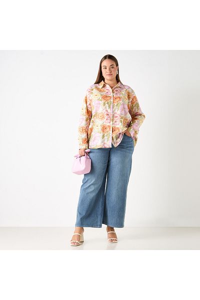 Ulla Popken Plus Size Regular Fit Jeans With Pockets