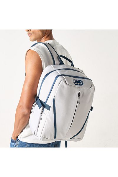 ECKO Unltd Colourblock Backpack With Adjustable Straps And Zip Closure