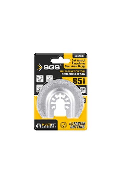 SGS MULTI-TOOLS KESİCİ VE RASPALAMA DERZ ARASI TEMİZLEME ELMAS 65MM