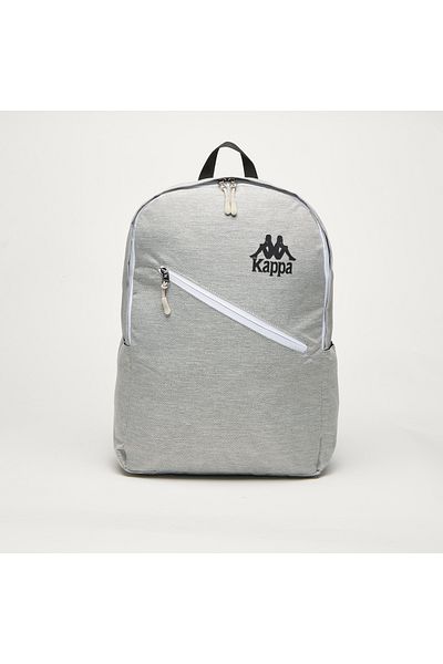 Kappa Logo Print Backpack With Adjustable Shoulder Straps