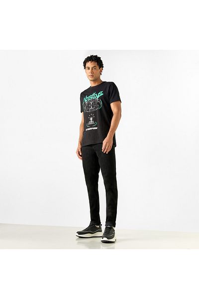 Lee Cooper بنطال جينز سكيني فيت متوسط الارتفاع مع جيوب