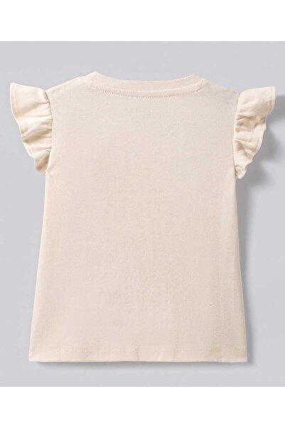 Bonfino Bonfino Cotton Knit Frill Sleeves Tops with Fruit Print Pack of 3 - White & Light Green