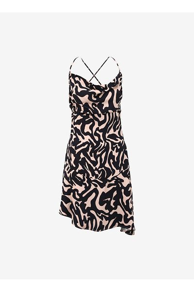 Sisley Chandelier Collar Black - Multicolor Mini Women's Dress 4Gihlv05Y