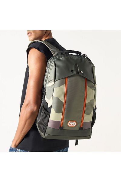 ECKO Unltd Camouflage Print Backpack With Adjustable Shoulder Straps