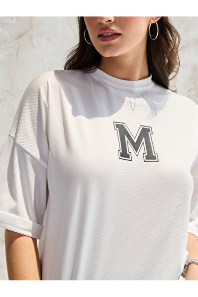 Styli Oversized Drop Shoulder T-Shirt & Leggings Co-Ord Set