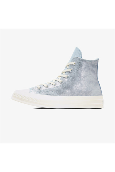 Converse Chuck 70 Suede Shimmer Unisex Mavi Süet Sneaker