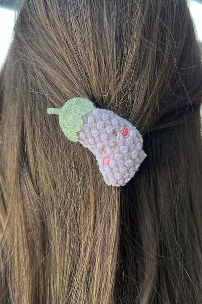 TAKIŞTIR Cataramă laterală cu figuri de vinete de culoare violet