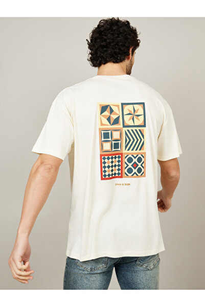 Styli Front and Back Print Oversized T-shirt