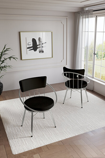 BY ORHAN GÜZEL Uzay Mutfak Sandalyesi 2 Li Mutfak Sandalyesi