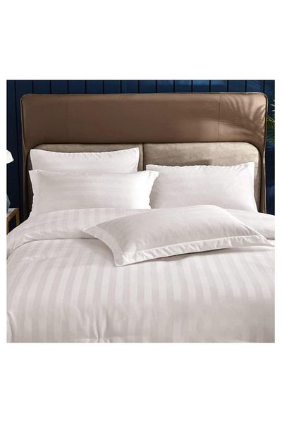 smart home Double quilt set, two-sided mattress, consisting of 7 pieces, Hotel Stripe comforter 7 pcs