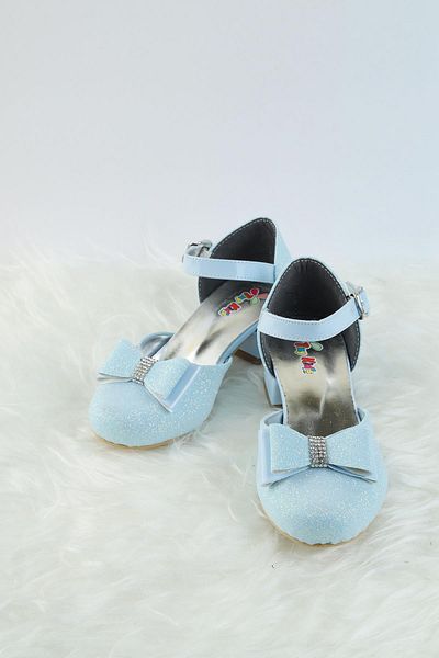 Moda Lime Pantofi cu toc pentru fete - Pantofi rochii de seara de nunta cu fundita si detaliu transparent