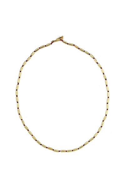Juju Bronze Pipe Necklace