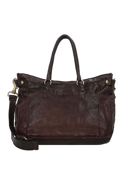 Campomaggi Mogano Handtasche Leder 33 cm