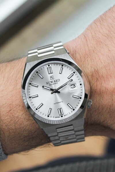 Reward RWA146613 Çelik Kordonlu Otomatik Erkek Kol Saati