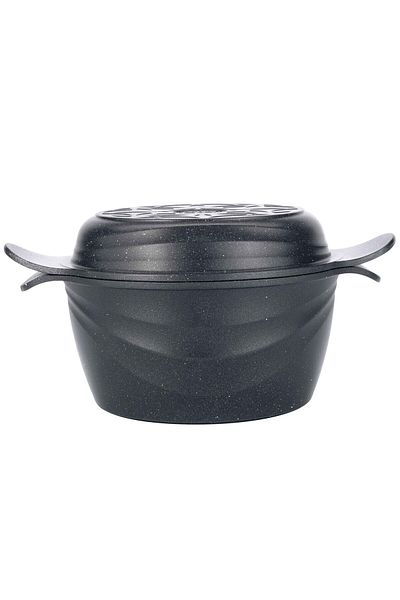 Neoklein Neoklein CS20-Black 2in1 pot, with lid that can be used as a frying pan, 20 cm, 2.6 L, aluminum, Black