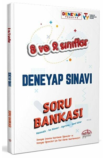 Editör Yayınevi LGS Çıkmış Sorular ve Çözümleri + 8-9. Sınıf Deneyap Soru Ban...